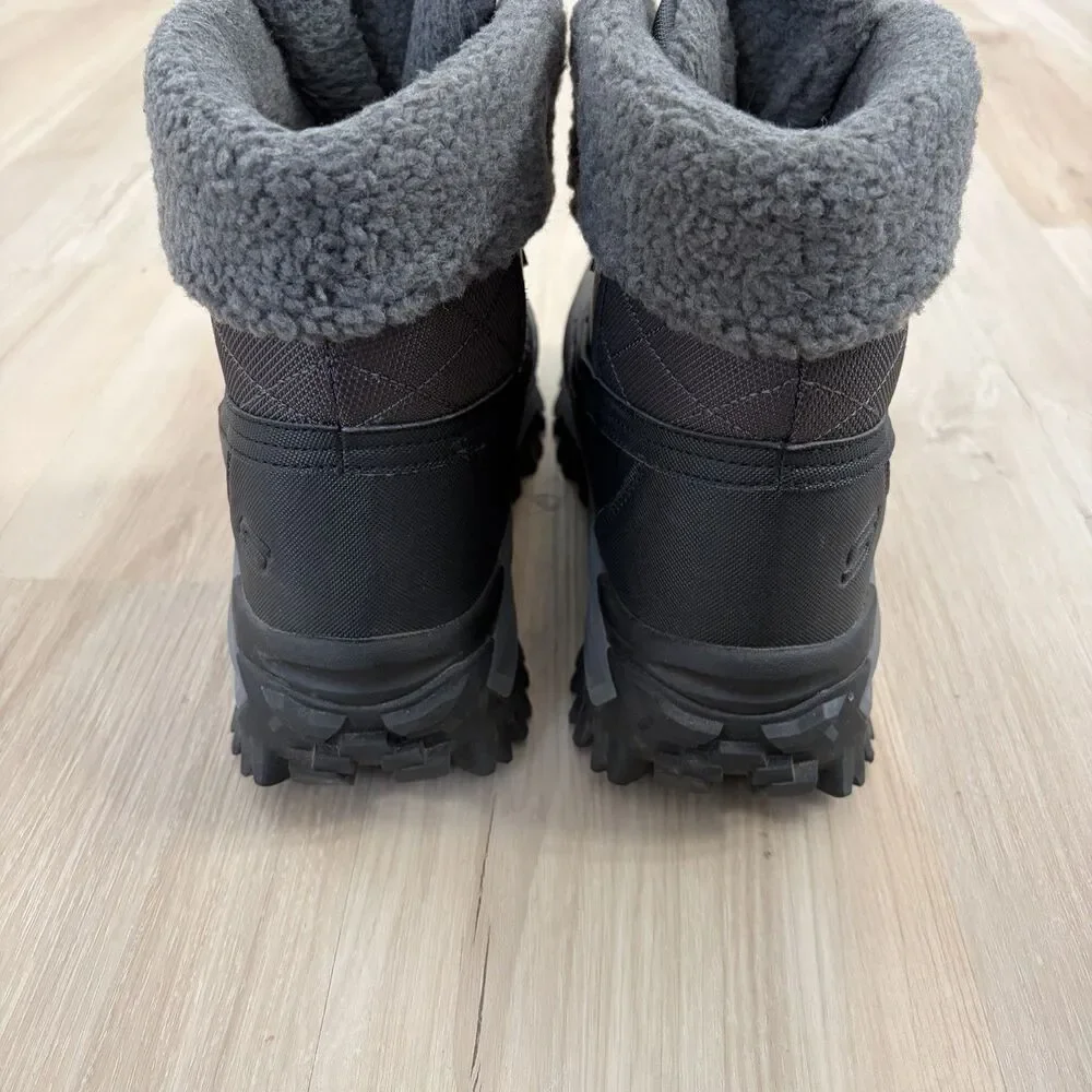 Skechers Mens Trekson Waterproof Boots Sz 12 Air Cooled Memory Foam Black